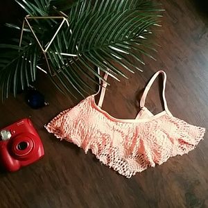 Xhilaration lace swim suit top